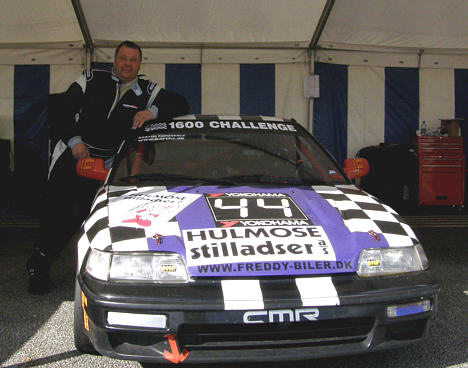 'Gæstekører' Dennis Barth.